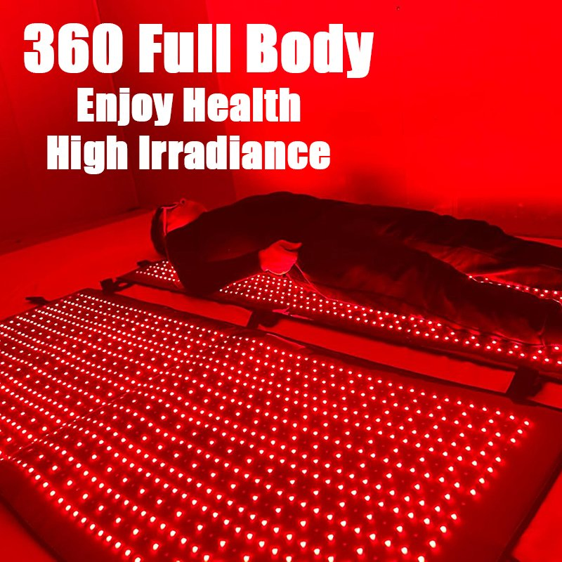 Innovative 2520 LEDs Red Light Therapy Mat and Sleeping Bag Solution