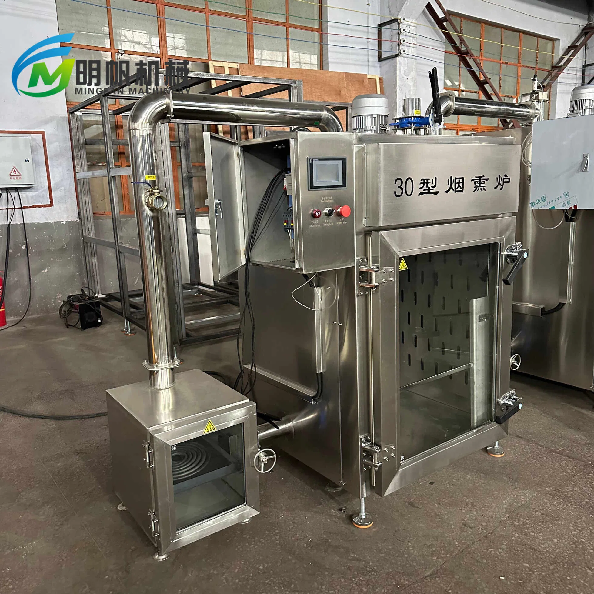 High Efficiency Food Safe Stainless Steel Electric Smoke Stove Meat Processing Machinery