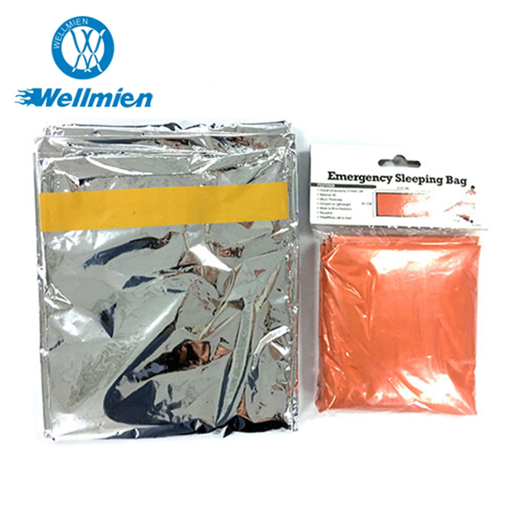 First Aid Mylar Thermal Emergency Blanket – Foil Rescue Space Survival Blanket for Body Warming