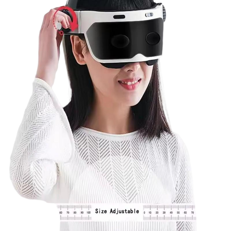 Portable Heat Compression Soothing Head Massage Helmet for Stress Relief