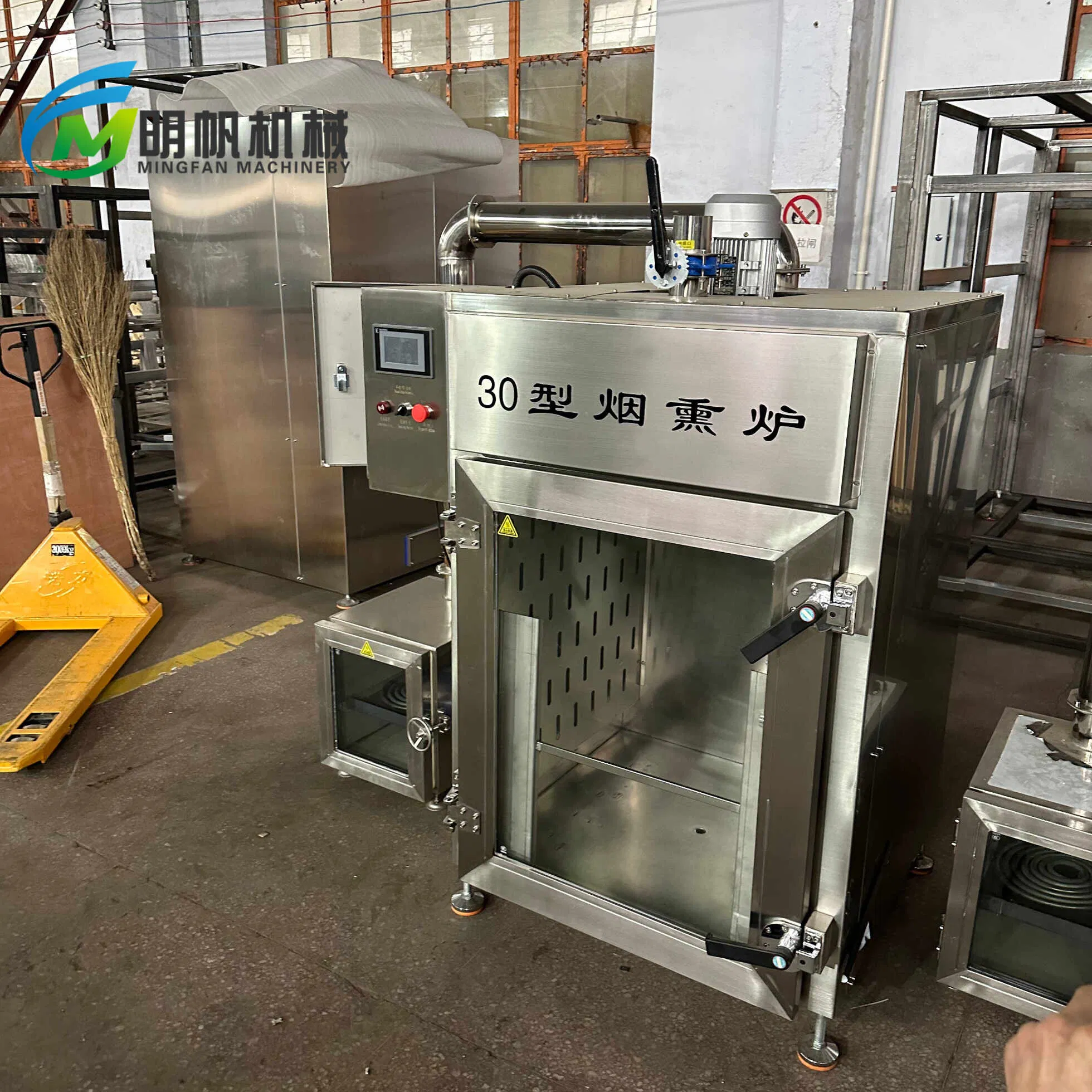 High Efficiency Food Safe Stainless Steel Electric Smoke Stove Meat Processing Machinery