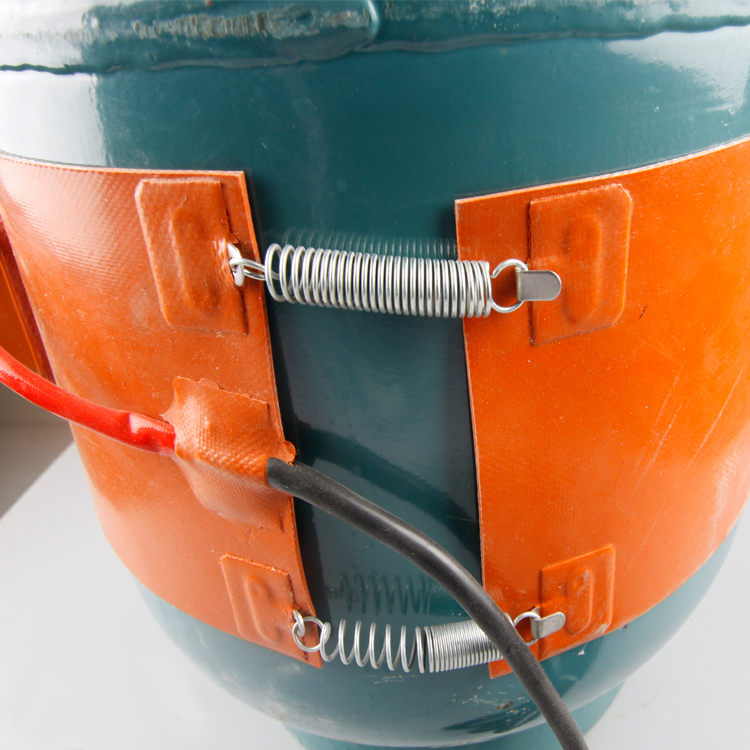 5kg 10kg 15kg 220V Flexible Silicone Rubber Electric Gas Cylinder Heater Belt