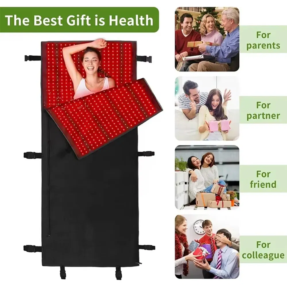 Innovative 2520 LEDs Red Light Therapy Mat and Sleeping Bag Solution