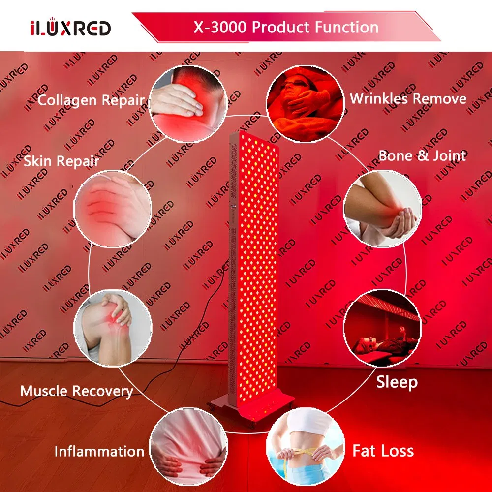 Red Light Panel Professional Manufacturer LED Skin Care Device 660nm 850nm Full Body Heat Lamps Portable Therapy