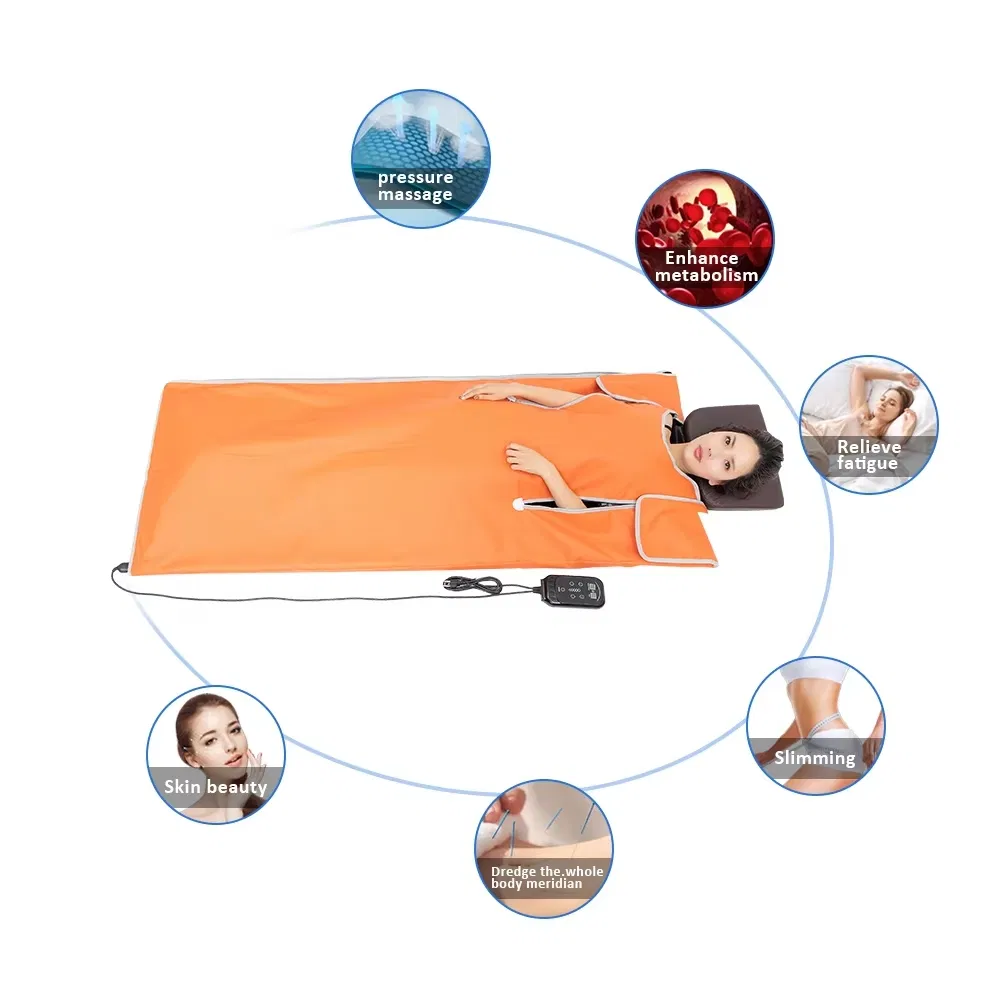 2024 Sauna Blanket Seabuckthorn Dehumidification Far Infrared Steaming Bag Beauty Salon Dehumidification Blanket