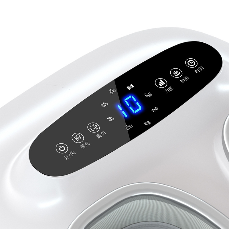 2025 Air Compression Blood Flow Feet Massage Machine Vibrating Shiatsu Rolling Foot Massager