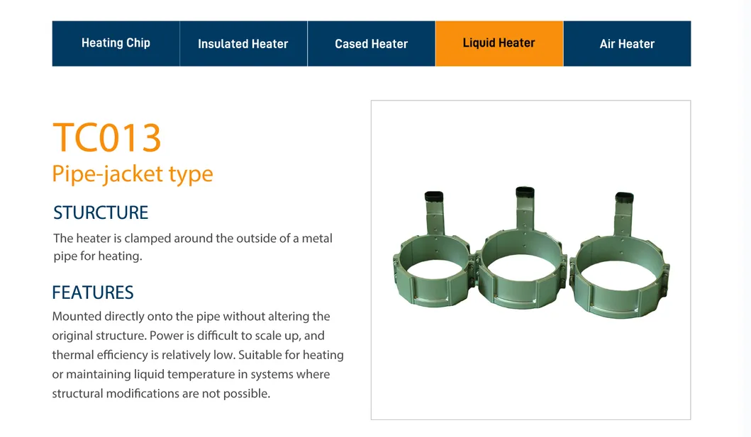 Pipe-Jacket Liquid PTC Heater 2