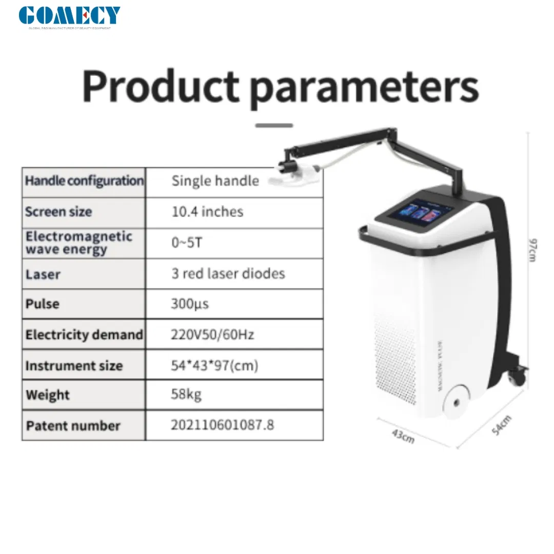 Physiotherapy Electromagnetic Magneto Super Inductive System for Pain Management Muscle Rehabilitation and Spasticity Care
