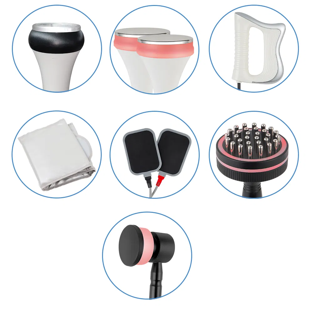 Portable 7 in 1 Infrared Vacuum Heating Gua Sha Scraping Massage EMS Meridian Brush Health Care Machine