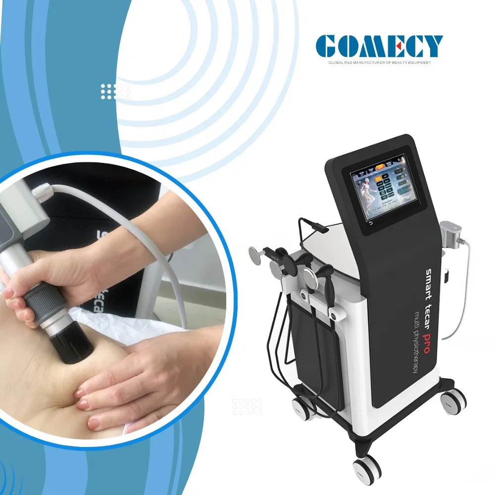 Portable Indiba Cet Ret Tecar Physiotherapy Relief Pain 3 in 1 Tecar RF 448kHz Tecar Therapy Machines