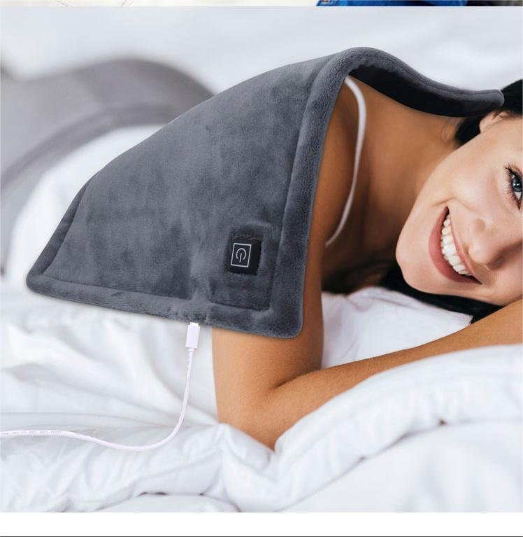 New Design Customized Medical Knee Back Leg Neck Shoulder Menstrual Electric Heating Pad for Pain Relief