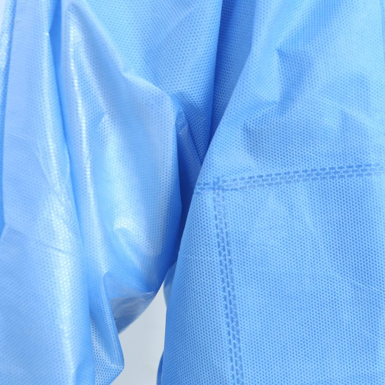 Disposable Reinforced SMMS Sterile Surgical Gown – Waterproof, Breathable, Non-Woven Medical Isolation Gown for Clinics &amp; Surgery
