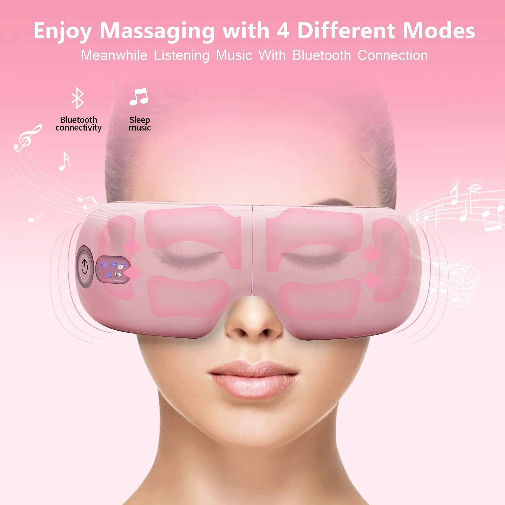 Portable Eye Therapy Massager with Heat for Relieve Eye Strain