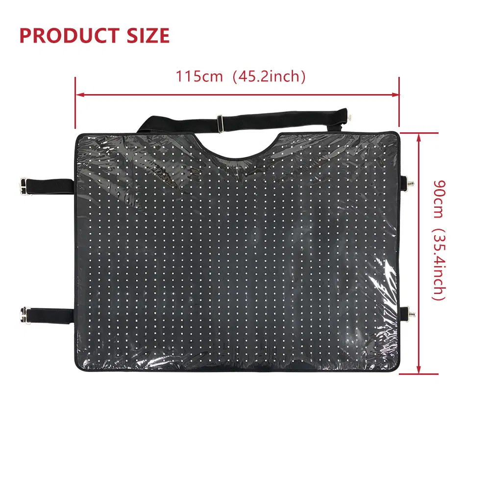 New Custom 115X90cm Near Infrared Red Light Therapy Horse Back Wrap Belt