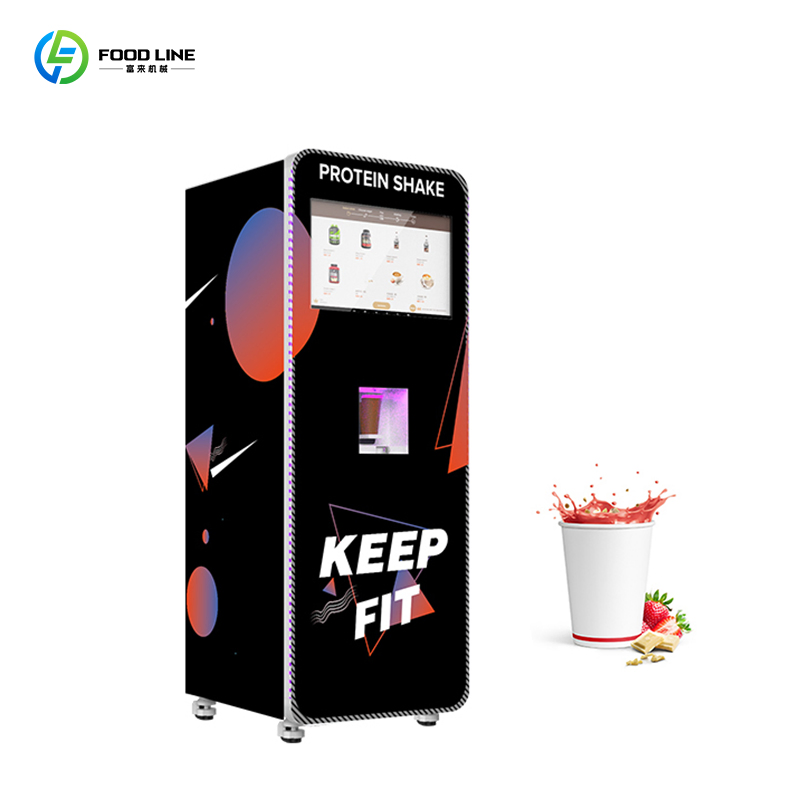 Premium Quality Smart Protein Shake Vending Machine with Multi-Flavor Automatic Mixing System Cashless Payment Touch Screen for Gyms and Fitness Studios