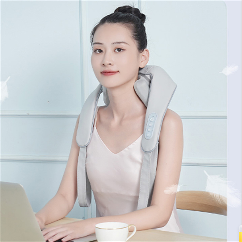 Portable Design Back Shoulder and Neck Massager Body Relaxing Smart Massage Shawl Shiatsu Back Neck Massager with Heat Therapy