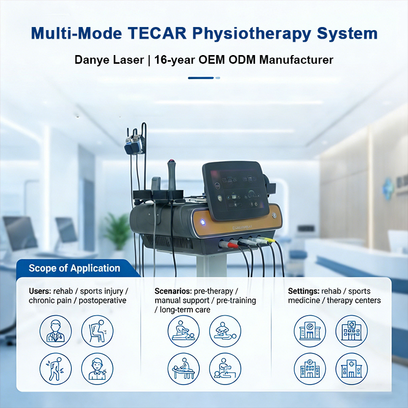 Tecar Physiotherapy Machine for Sports Recovery and Chronic Pain Care