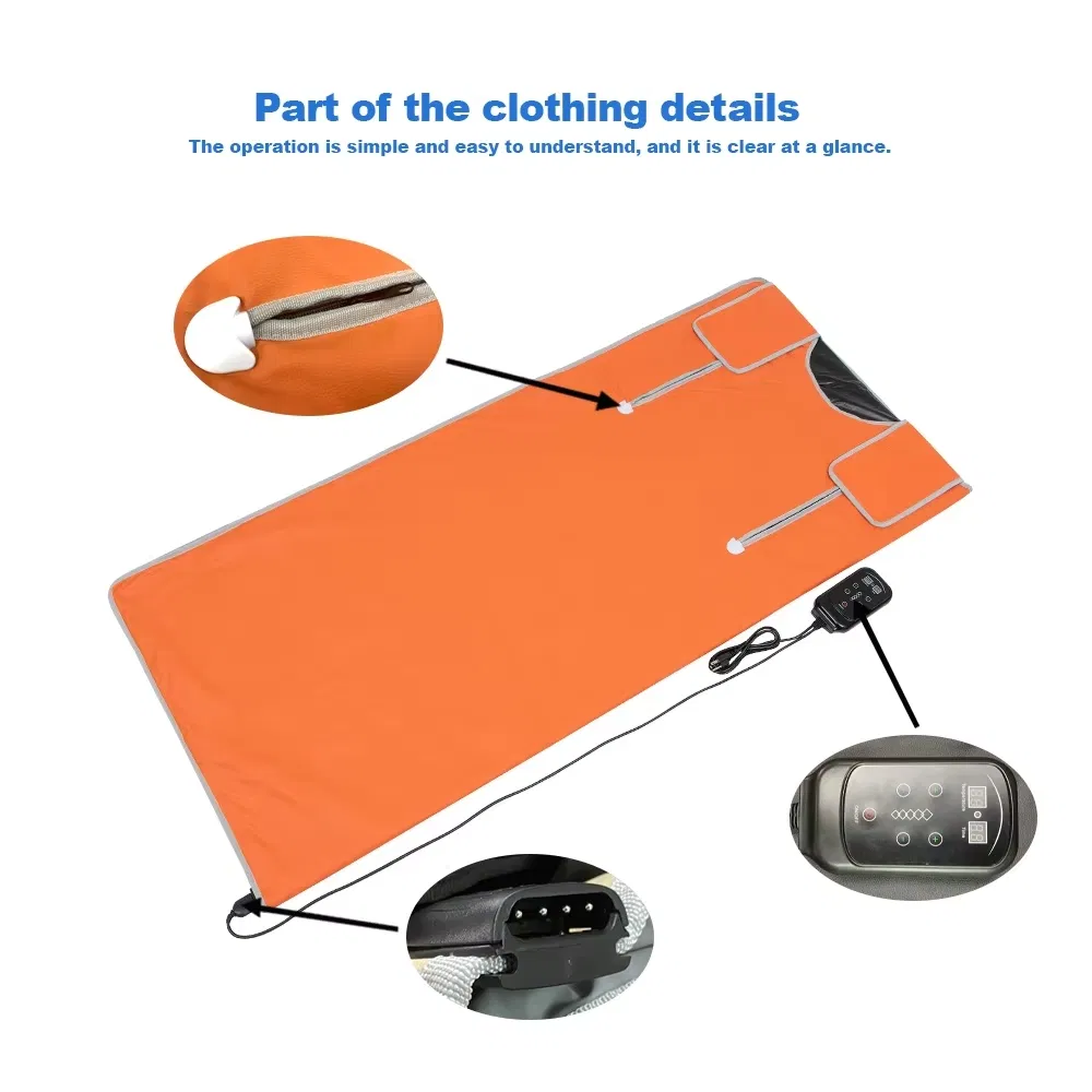 2024 Sauna Blanket Seabuckthorn Dehumidification Far Infrared Steaming Bag Beauty Salon Dehumidification Blanket