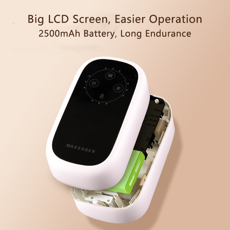 Upgraded Smart Timing Dual Calf Air Compression Massager with Heat for Circulation and Pain Relief Easy to Use Muscle Relaxation