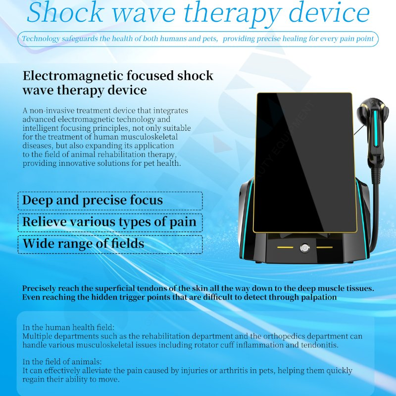Focus Shockwave Therapy System for Body Healing and Circulation Enhancement