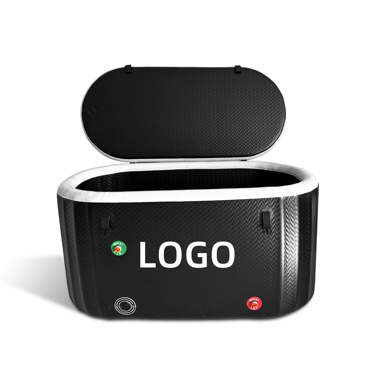 One Person Adults Commercial Cold Plunge Therapy Inflatable Portable Ice Bath Tub Pool Supports with Lid and Bag for Athletes Sports Recovery