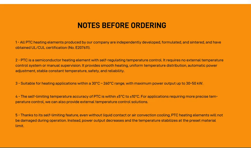 Heating Component Overview