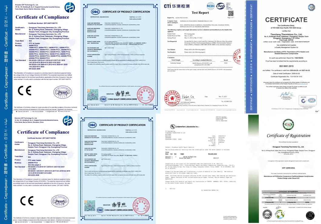 Certifications