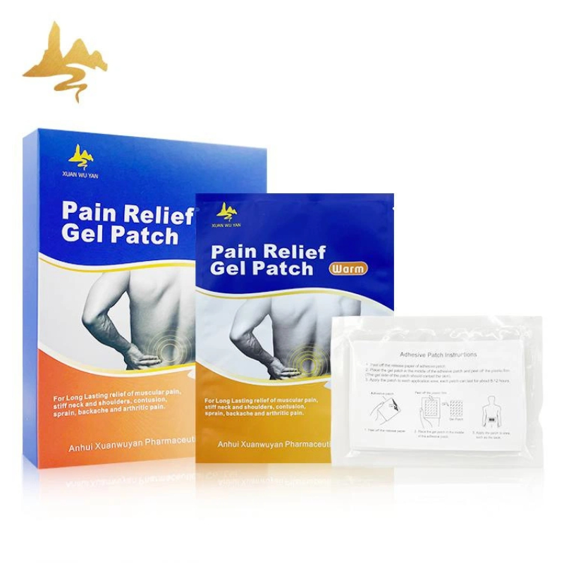 Basic Customization Wholesale Warm Hydrogel Lumbago Pain Relief Gel Patch