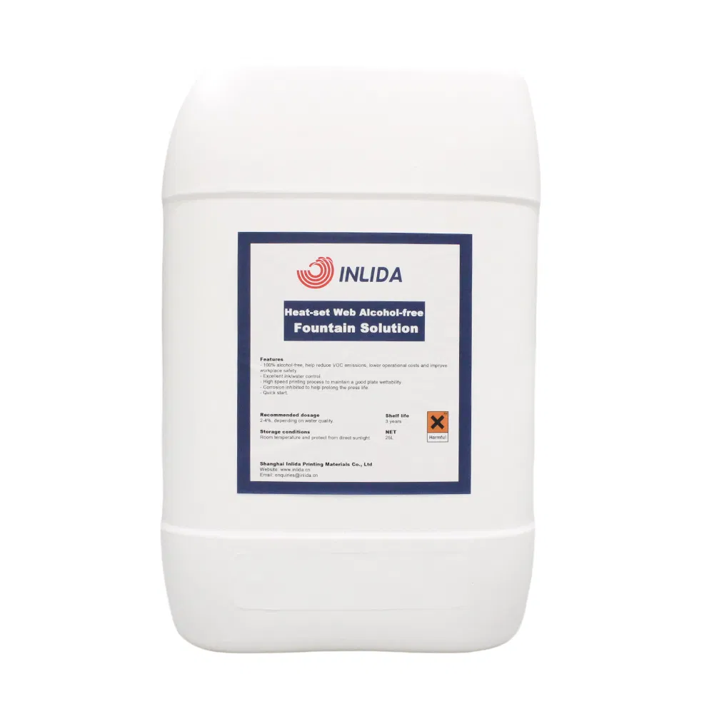 Heat-Set Web Alcohol-Free Fountain Solution for Rotary Printing Press