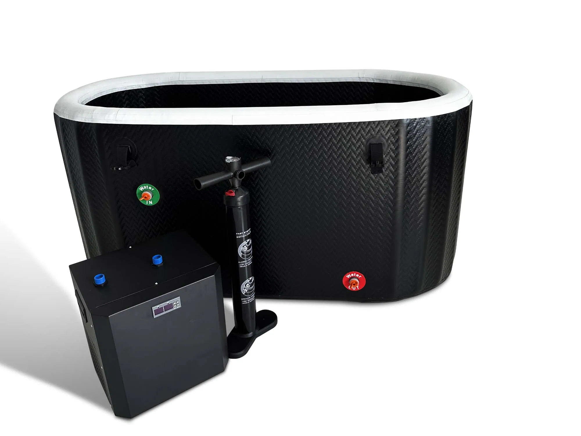 One Person Adults Commercial Cold Plunge Therapy Inflatable Portable Ice Bath Tub Pool Supports with Lid and Bag for Athletes Sports Recovery