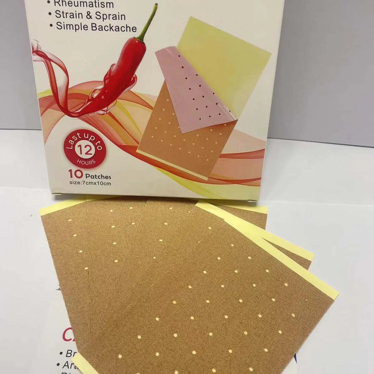 Heat Therapy Capsaicin Muscle Recovery Patch Set