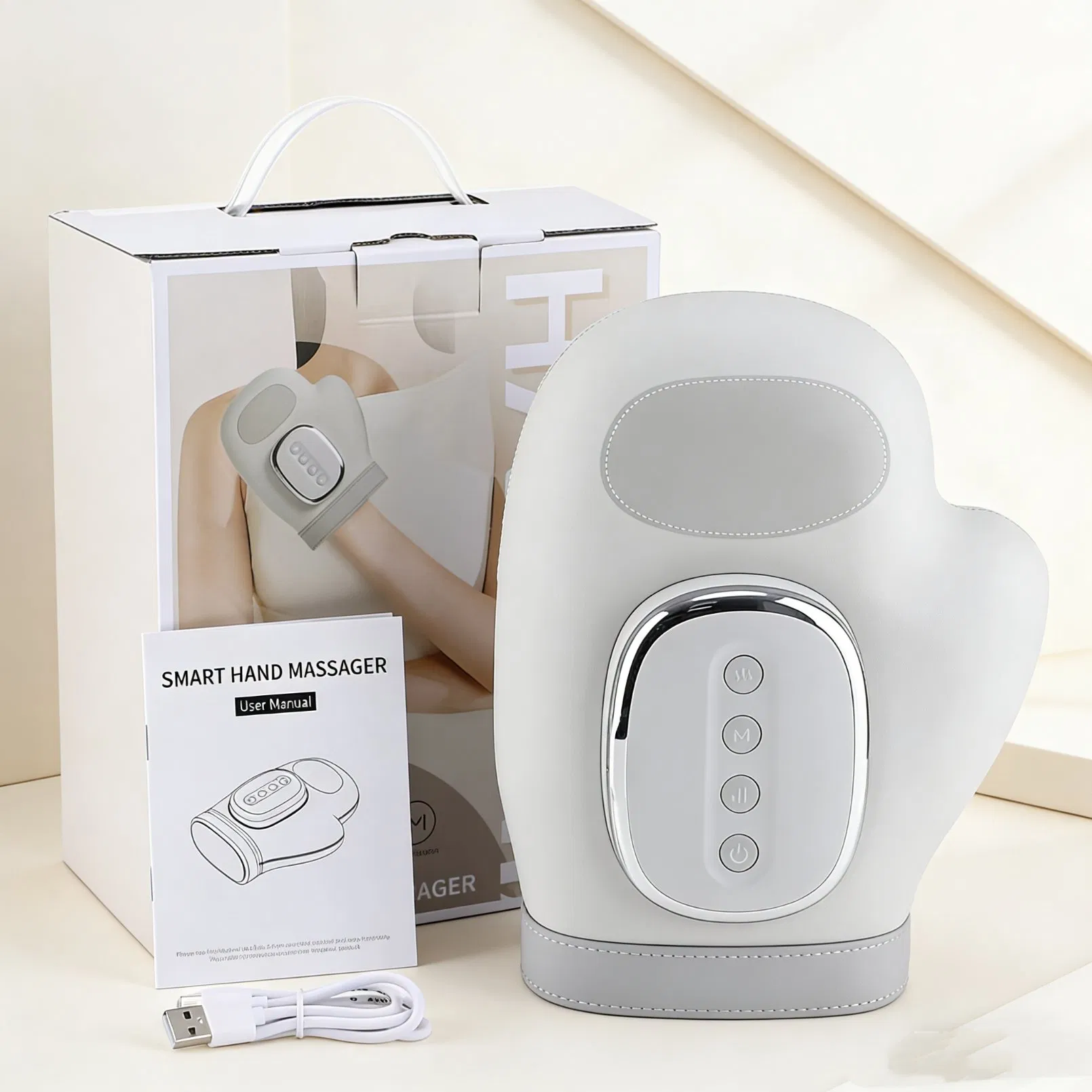 Hand Massager with Eco-Friendly Materials and Heat Therapy