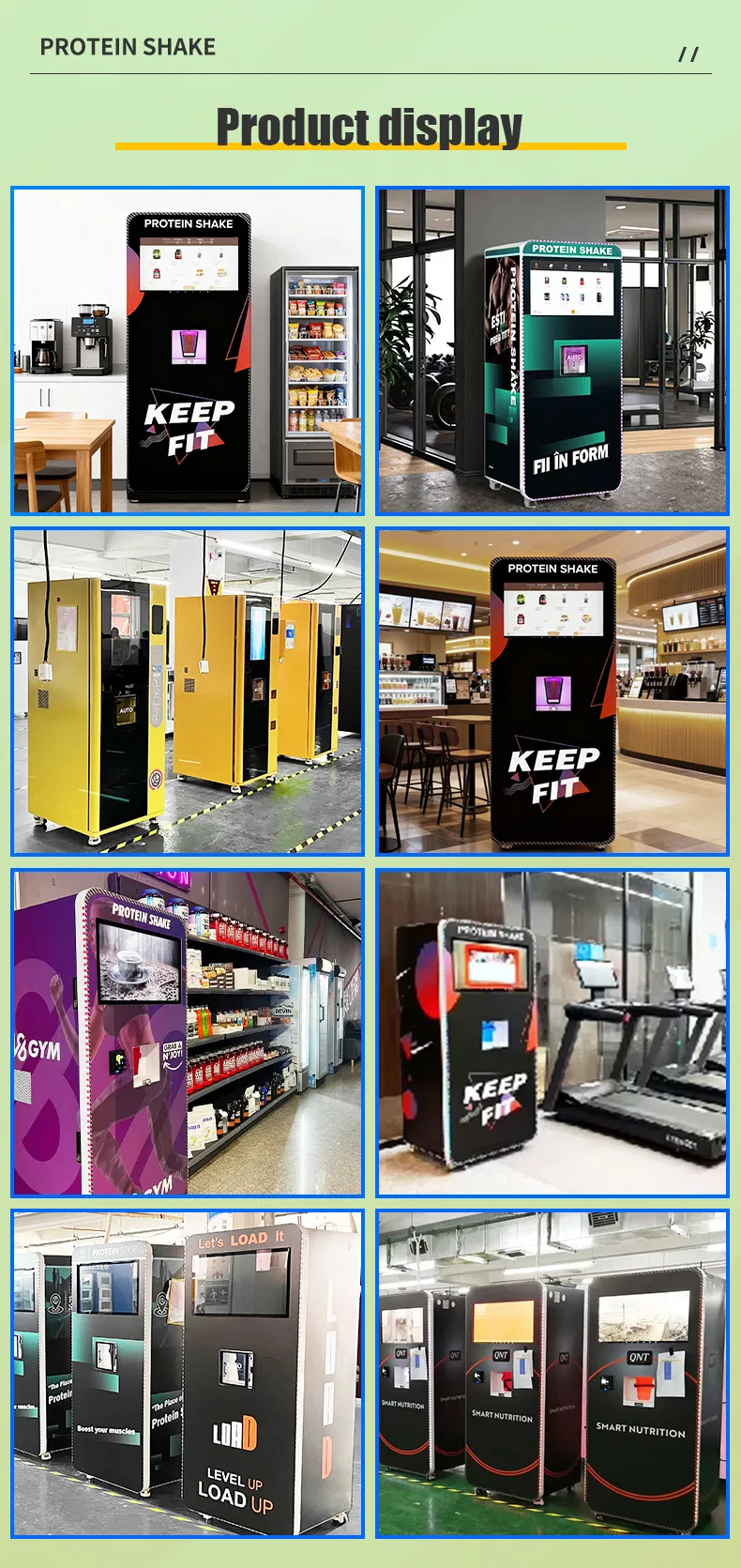 Protein Vending Features