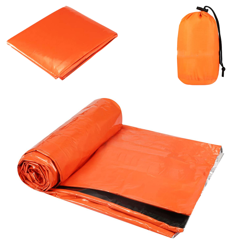 Thermal Survival Gear Reflective Mylar Emergency Sleeping Bag