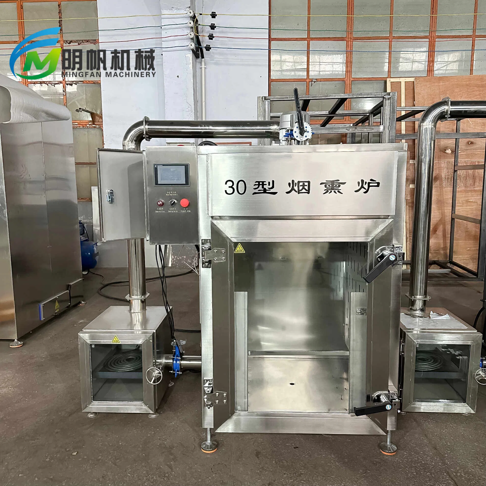 High Efficiency Food Safe Stainless Steel Electric Smoke Stove Meat Processing Machinery