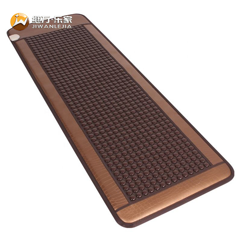 Jiwan Lejia Full Body Massage Back Massager Pain Relief Tourmaline Stone Natural Electric Tourmaline Heating Mat