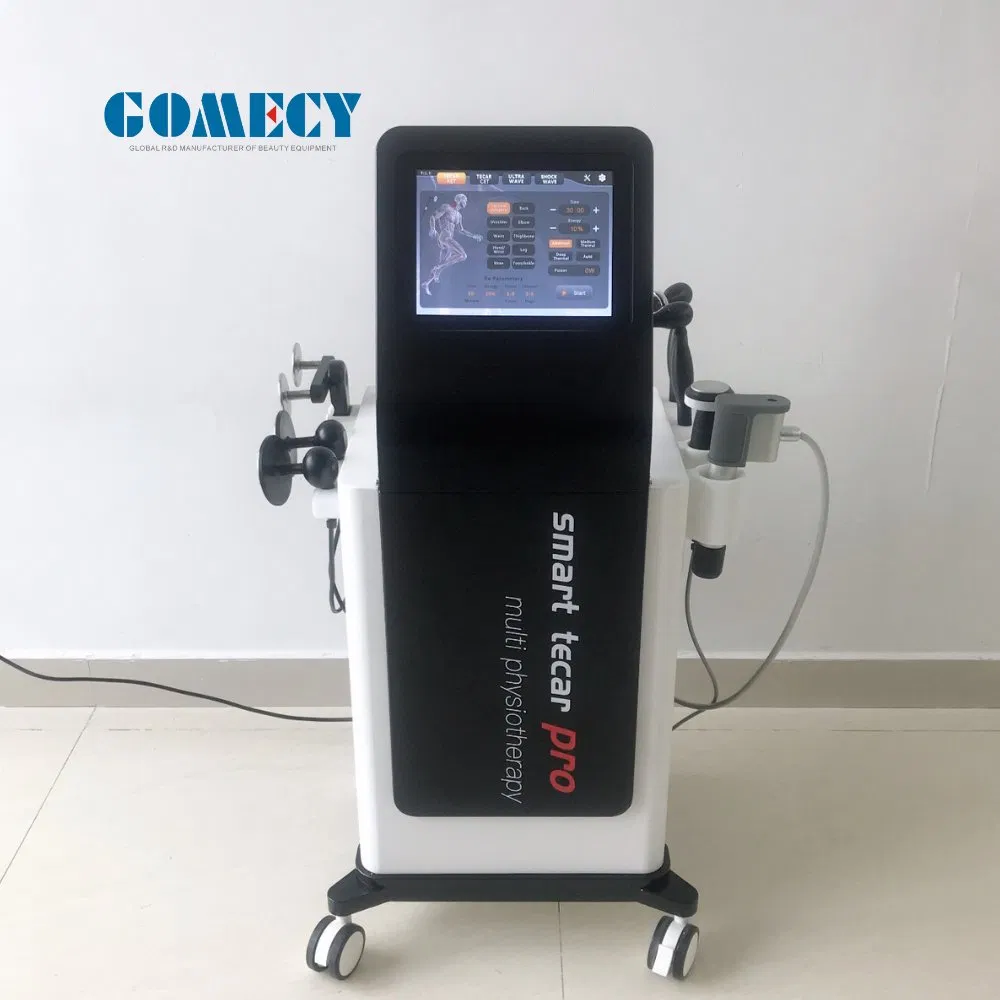 Portable Indiba Cet Ret Tecar Physiotherapy Relief Pain 3 in 1 Tecar RF 448kHz Tecar Therapy Machines
