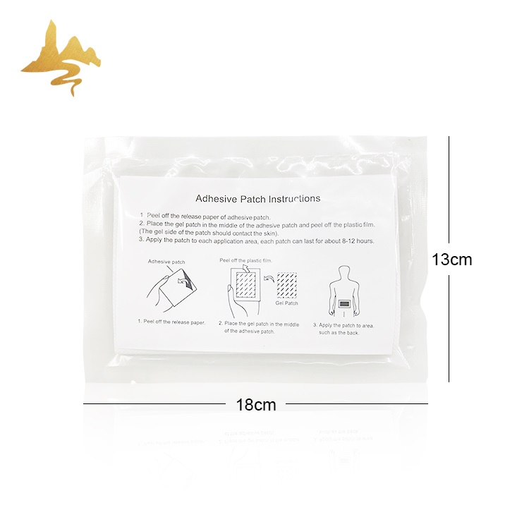 Basic Customization Wholesale Warm Hydrogel Lumbago Pain Relief Gel Patch