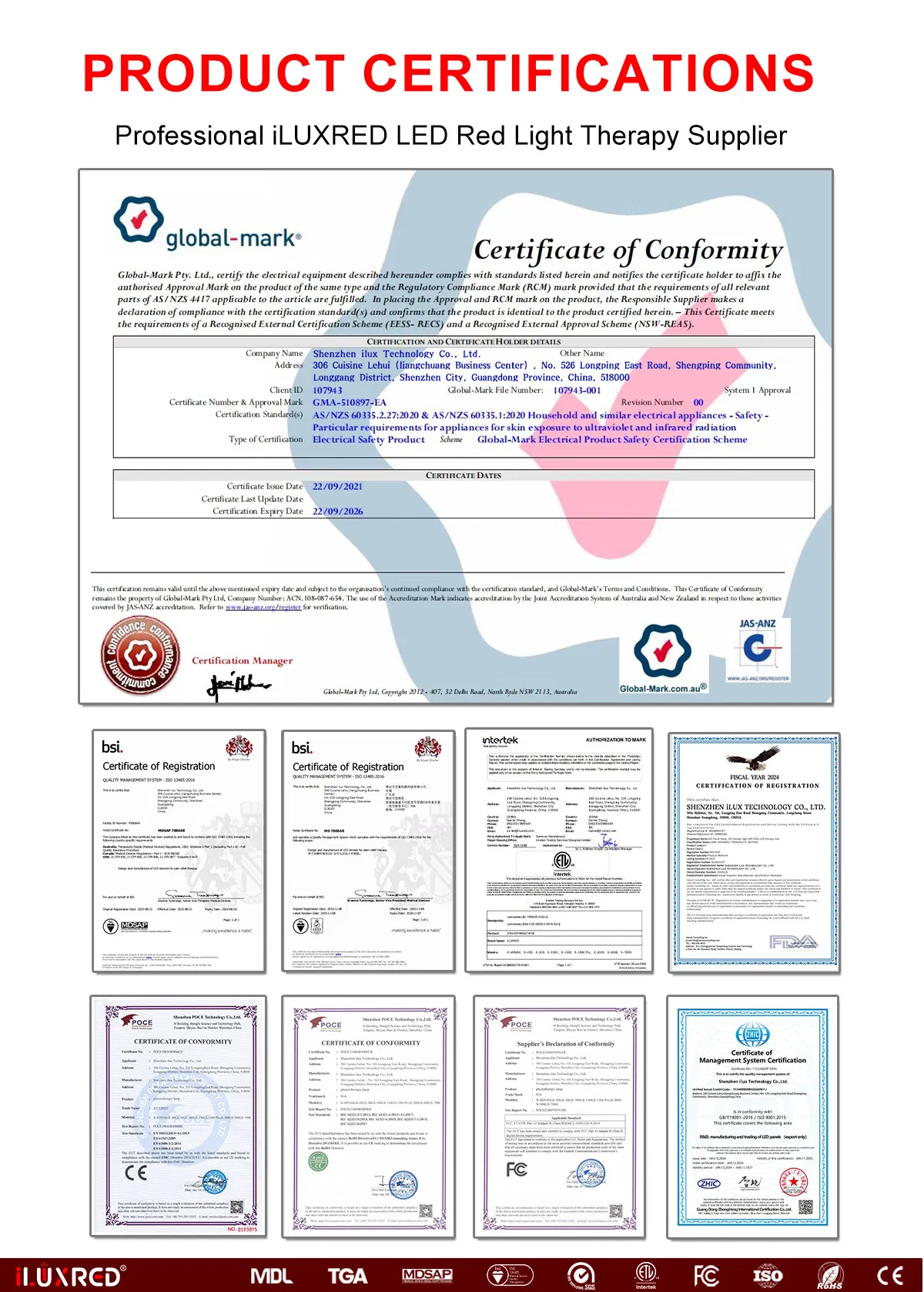 FDA Certifications