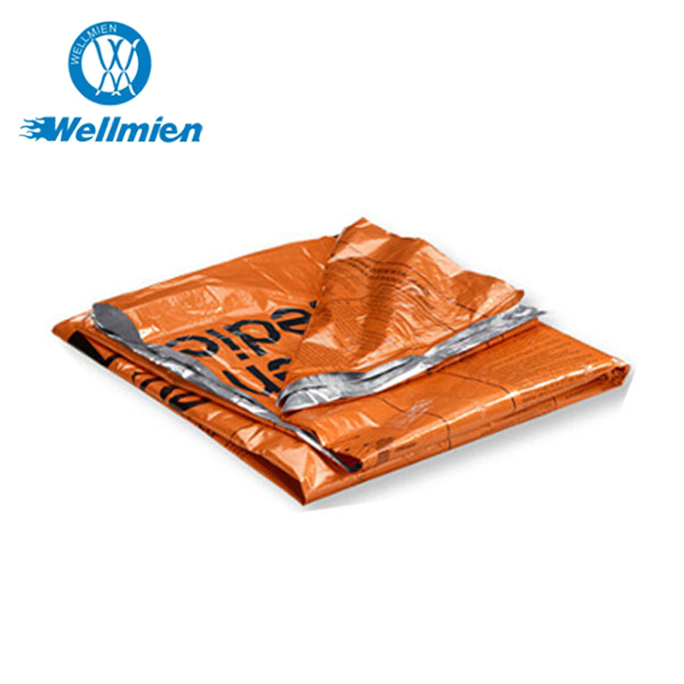 First Aid Mylar Thermal Emergency Blanket – Foil Rescue Space Survival Blanket for Body Warming