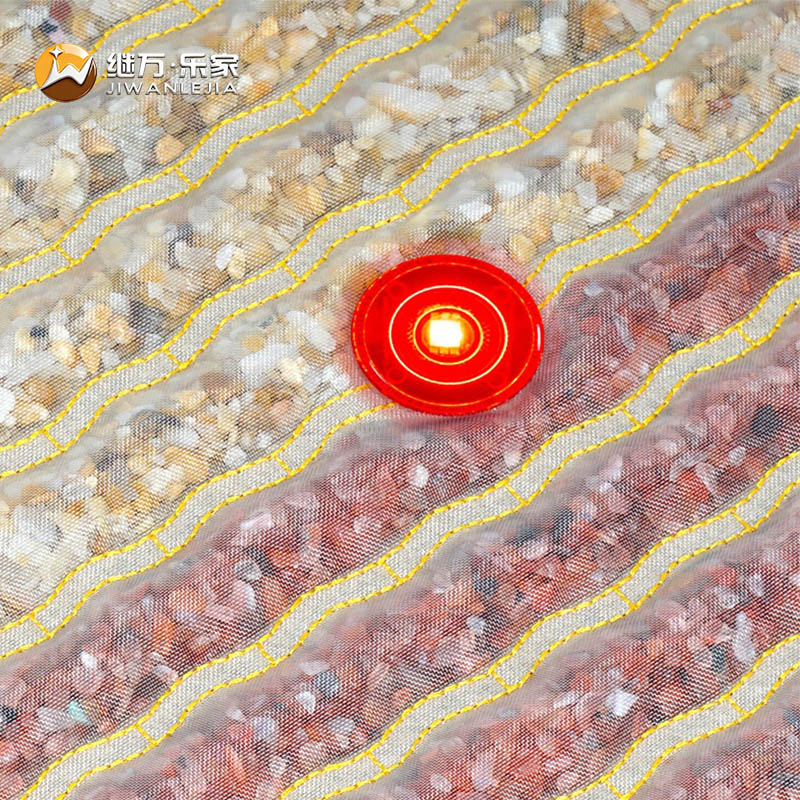 Jiwan Lejia Reliable Infrared Amethyst Therapy Heating Negative Ions Massage Cushion Red Light Yoga Pemf Mat for Pain Relief