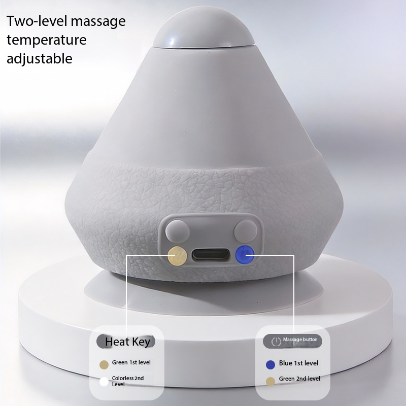 Manufacturer-Made Vibration-Absorbing Fascia Ball for Muscle Relaxation and Heat Therapy in Shoulders, Neck, and Waist Areas