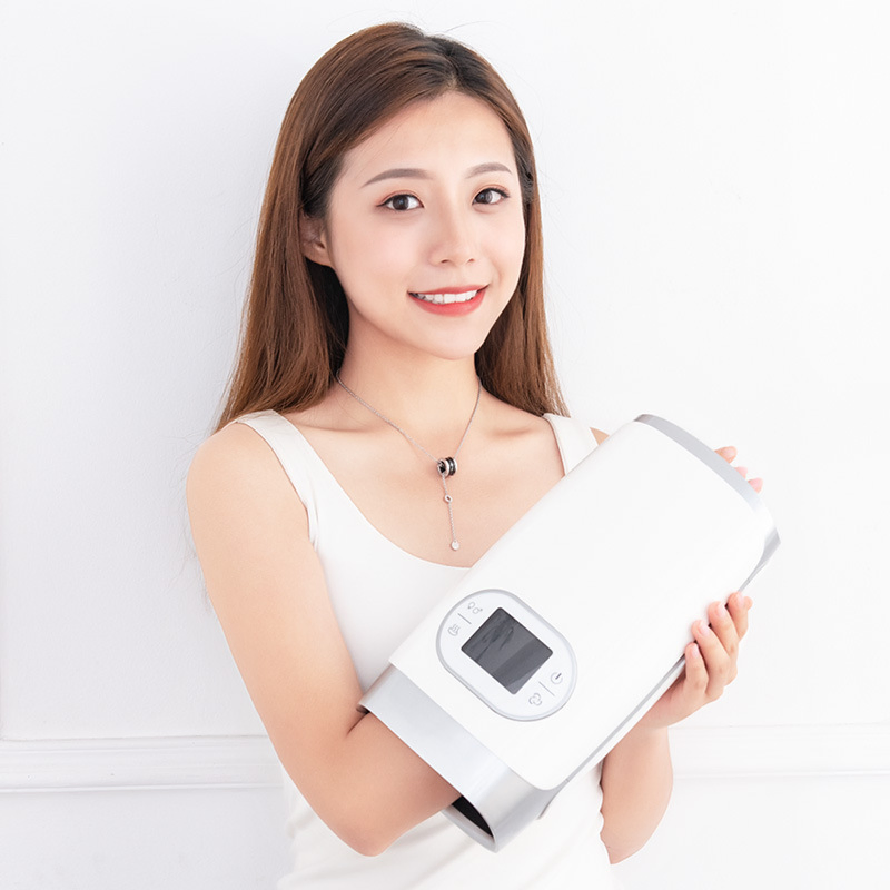 Portable Electric Air Compression Finger Arthritis Numbness Relief Muscle Relaxation Hand Massagers Machine with Heat for Arthritis and Carpal Tunnel