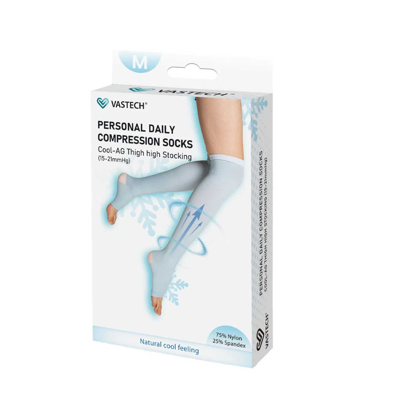 Gradated Reduce Swelling 15-21 Mmhg Compression Stockings Thigh High Unisex Ted Hose Socks