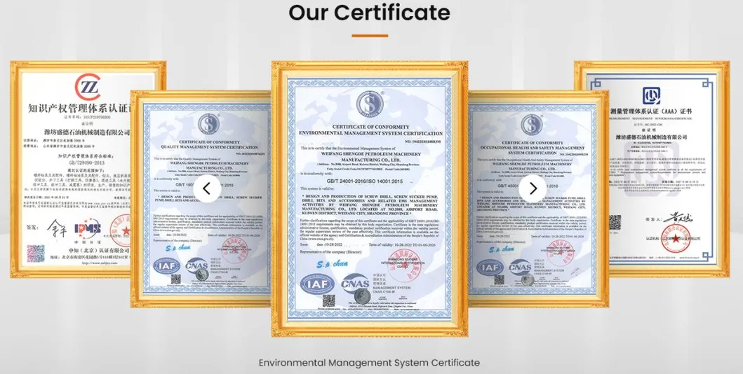 Certifications