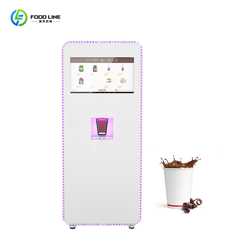 Premium Quality Smart Protein Shake Vending Machine with Multi-Flavor Automatic Mixing System Cashless Payment Touch Screen for Gyms and Fitness Studios