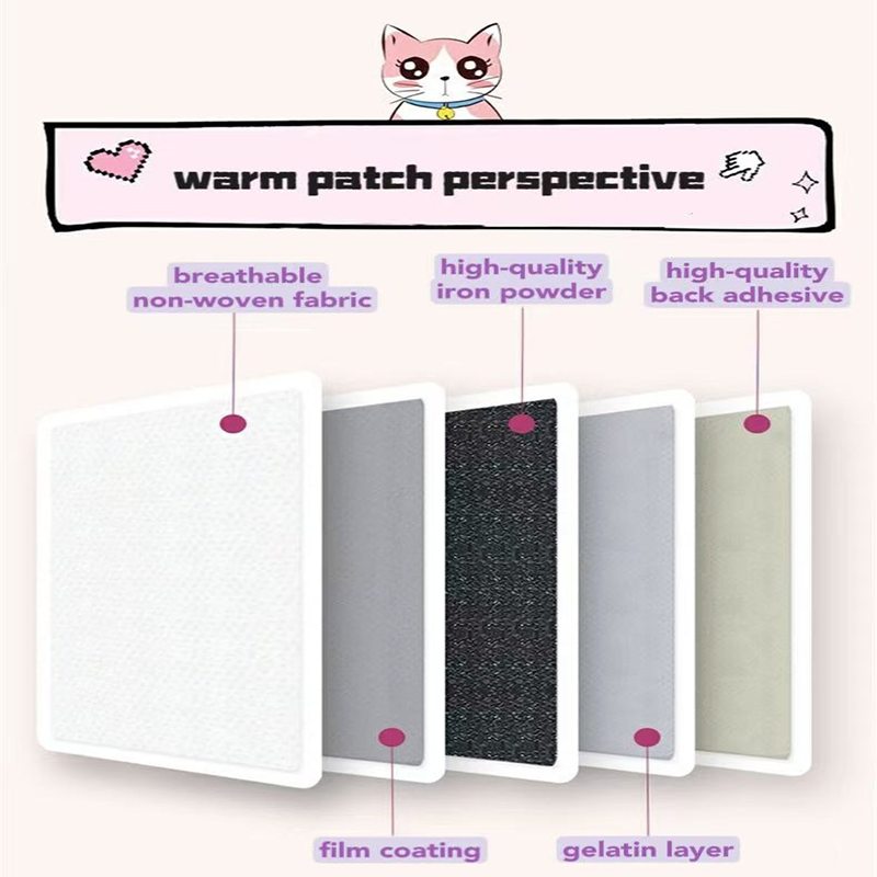 Cozy Warmth Adhesive Patch Portable Self Heating Heat Pack Pad Physical Therapy Body Warmer for Adults Pain Relief