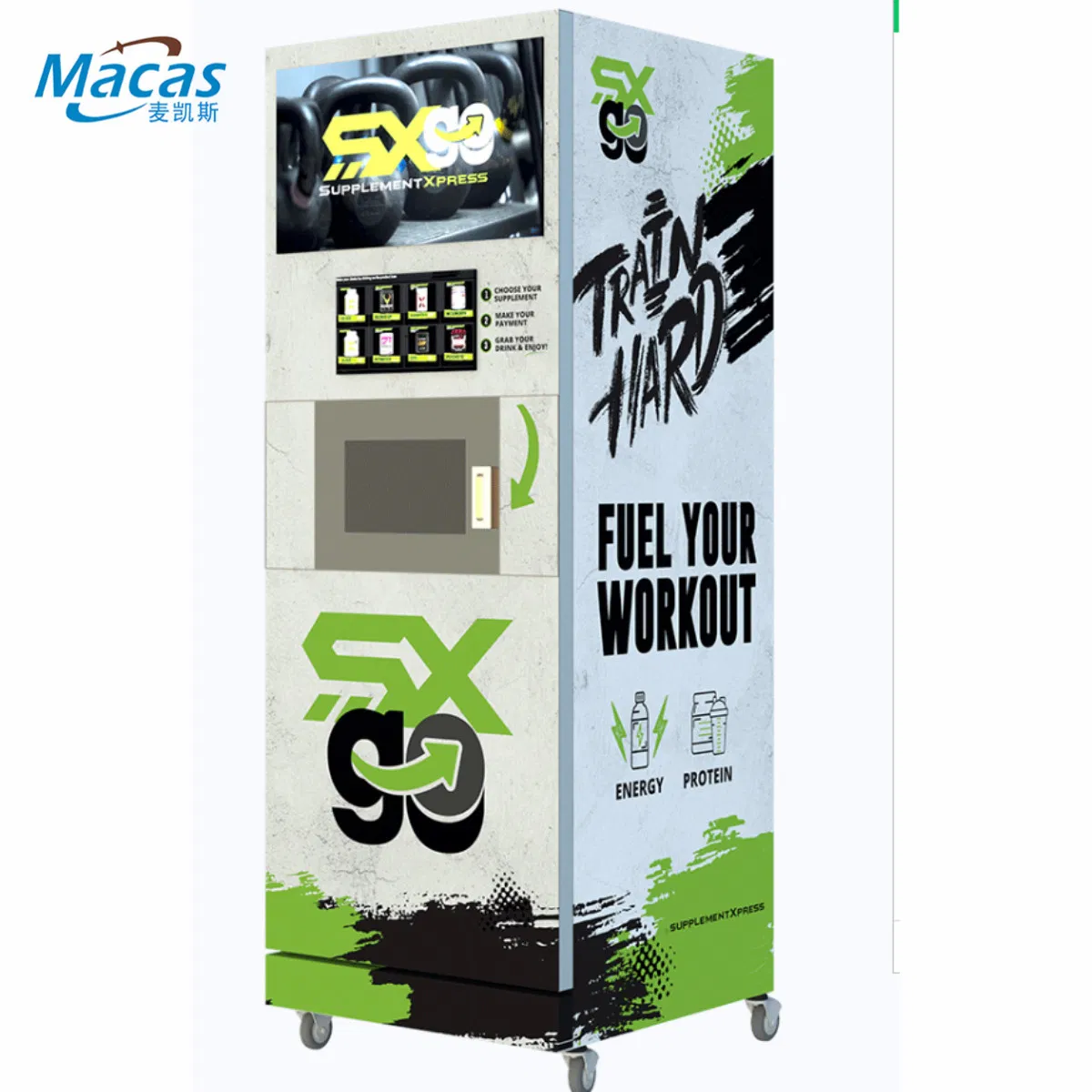 Portable Instant Healthy Protein Supplement Kiosk Vending Machine for Schools and Offices