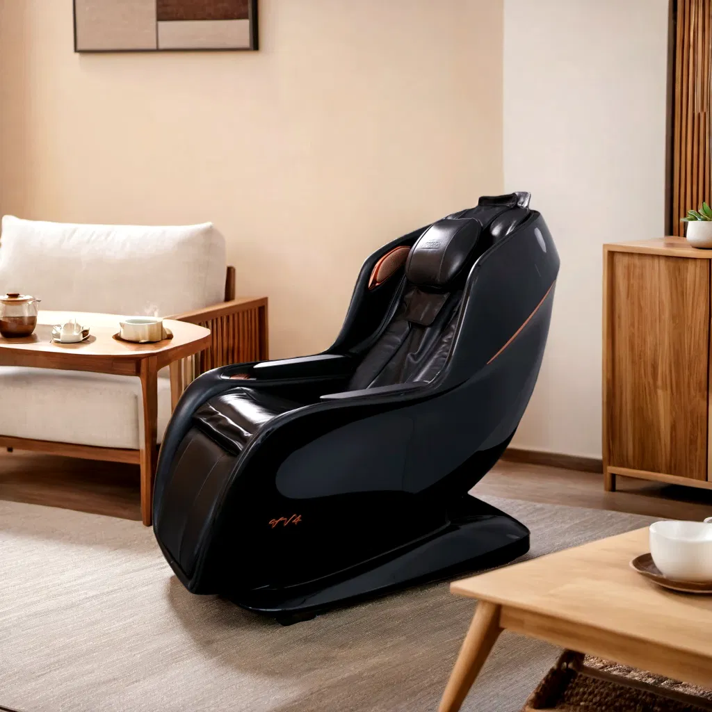 High End Home Office Furniture Full Body Recliner with Shiatsu Function for Deep Tissue Muscle Pain Stress Relief Luxury and Deluxe Style Electric Massage Chair