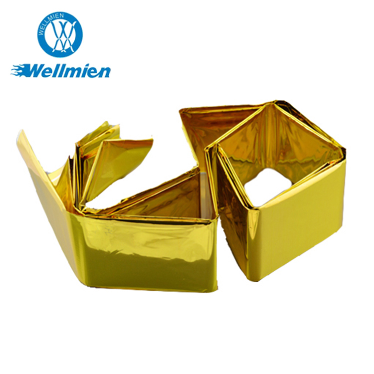 First Aid Mylar Thermal Emergency Blanket – Foil Rescue Space Survival Blanket for Body Warming